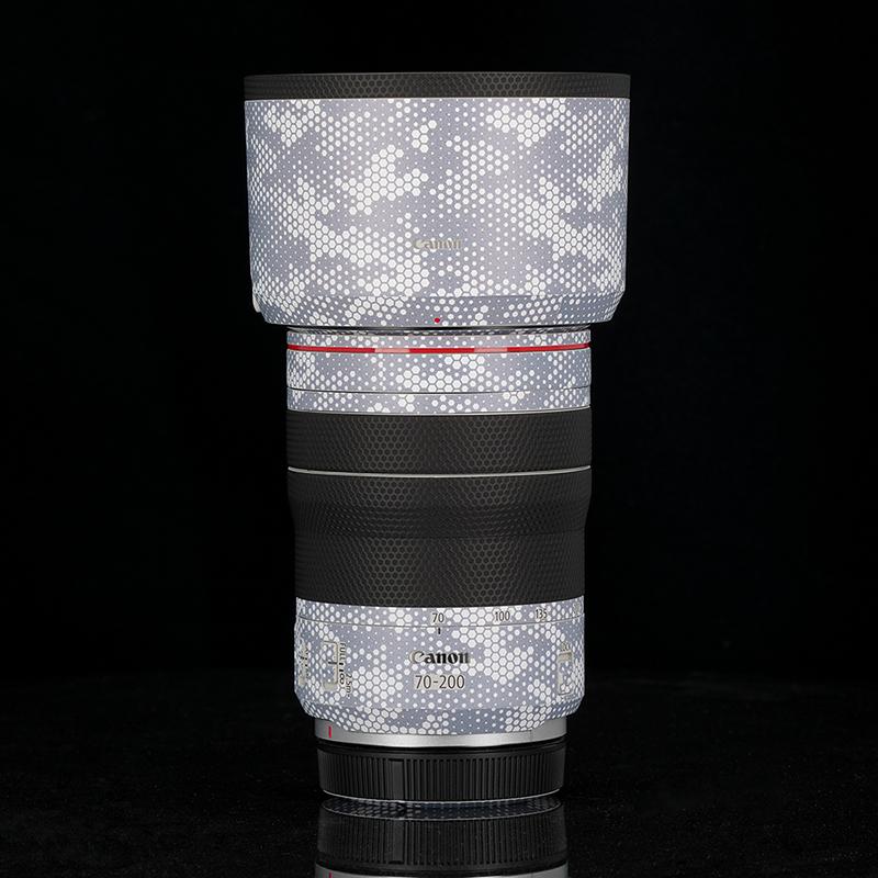 Snake Scale Gray White Lens Skin – Fits Most Lens Models