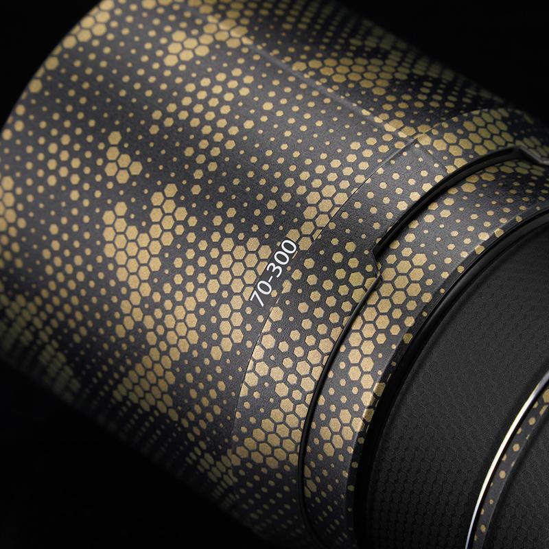 Snake Scale Gold Lens Skin – Fits Most Lens Models